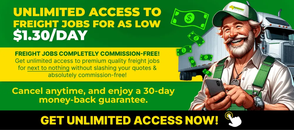 Freight Jobs For as Low $1.30/DAY